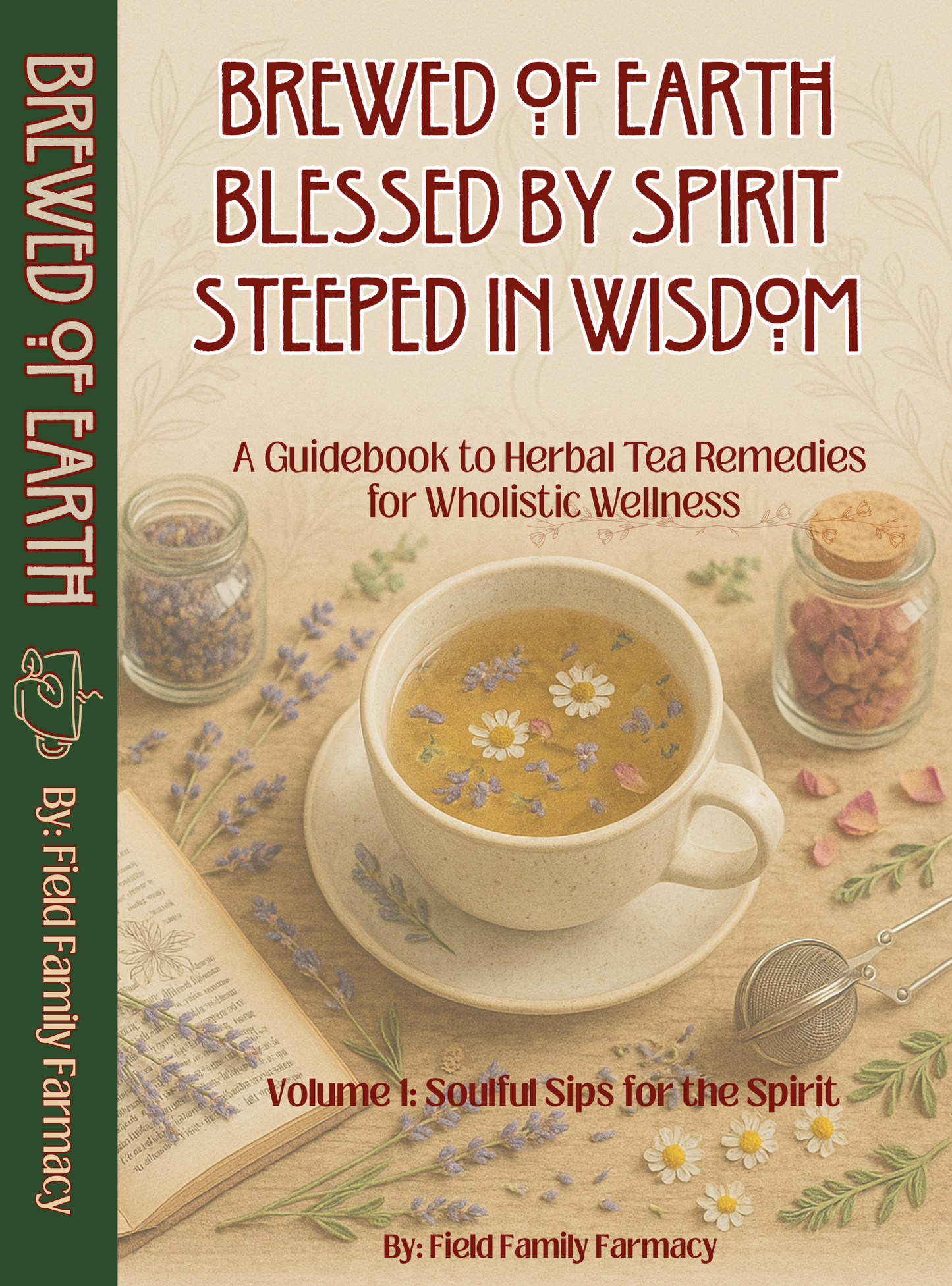 A Brewed of Earth, Blessed by Spirit, Steeped in Wisdom: A Guidebook to Herbal Tea Remedies for Wholistic Wellness Vol. 1 Soulful Sips for the Spirit